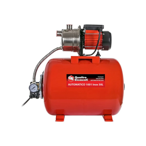 Насосная станция QUATTRO ELEMENTI Automatico 1001 Inox 50 L (910-225)
