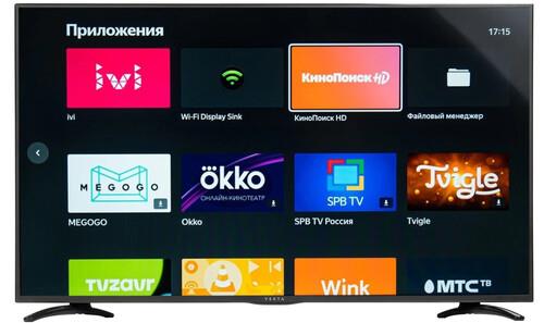 55" (140 см) LED-телевизор Vekta LD-55SU8815BS черный