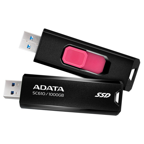 SSD ADATA SC610-1000G-CBK/RD USB3.2 1TB