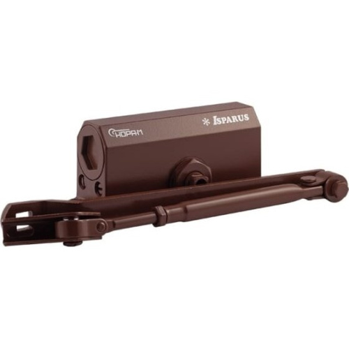 Доводчик НОРА-М Isparus 410 (17200) дверной 15-60кг коричневый Доводчик НОРА-М Isparus 410 (17200) дверной 15-60кг коричневый