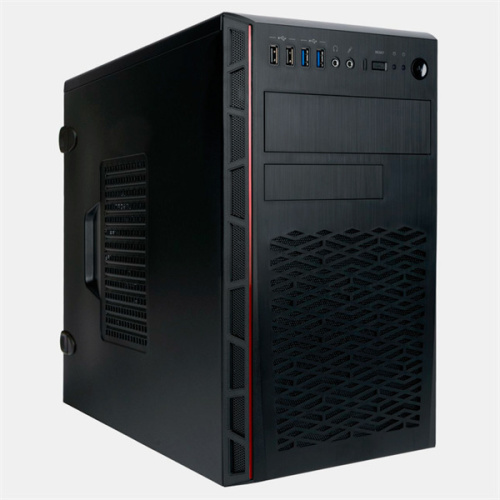 Корпус InWin EMR065 (6196819) Black 600WMiniTower PM-600ATX U3.0*2+U2.0*2+A(HD)+intrusion switch mATX