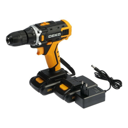 Дрель-шуруповерт DEKO Banger 20V в кейсе + набор 63 инструмента (080-1005)