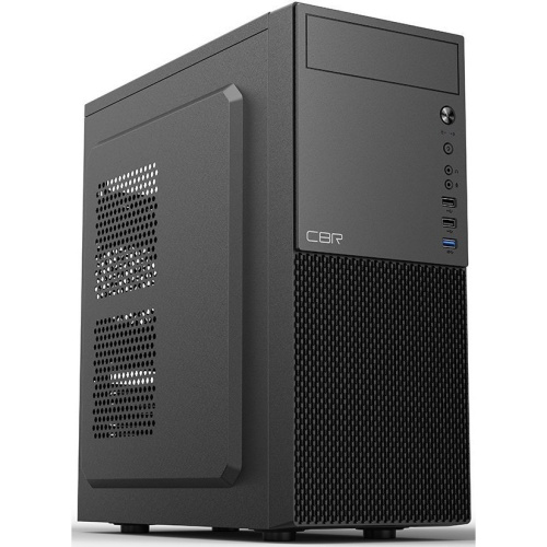 Корпус CBR PCC-ATX-E188-WPSU ATX Miditower E188, без БП, 1*USB 3.0, 2*USB 2.0, HD Audio+Mic, Black