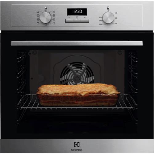 Электрический духовой шкаф Electrolux EOF3F00X серебристый