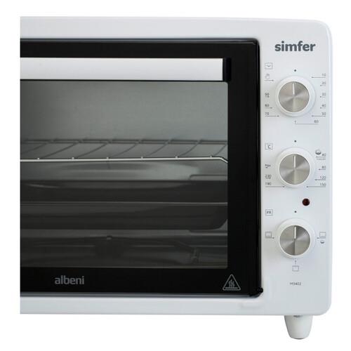 Электропечь Simfer M3402 [34 л, 1300 Вт, белый, черный]