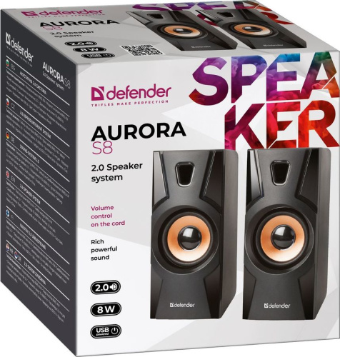 Колонки Defender Aurora S8 черный (65408)