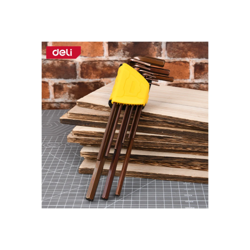 Набор ключей шестигранных Deli DL230808G 9 шт Набор ключей шестигранных Deli DL230808G 9 шт