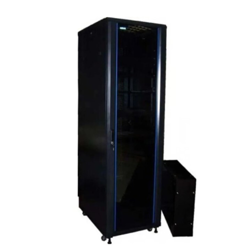 Шкаф коммутационный Lanmaster TWT-CBB-27U-6X10-G1 напольный 42U 600x1000мм черный