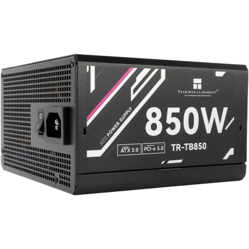 Блок питания Thermalright TR-TB850 850W 80+ Bronze (ATX, 3.0, PCIe 5.0, Full modular, 1x24(20+4)pin, 2xCPU 8(4+4)pin, 4xPCIe*2 8(6+2)pin)