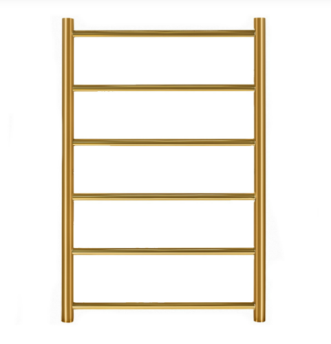 Электрический полотенцесушитель Stout Jazz Round 80*50 Золотой Хром 585