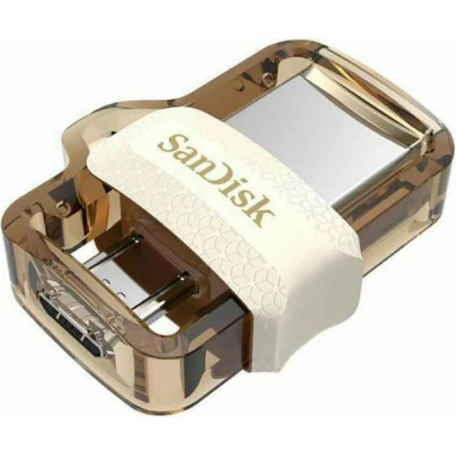 USB-флешка SanDisk SDDD3-064G-G46GW Ultra Android Dual Drive 64GB OTG, m3.0/USB 3.0, White-Gold