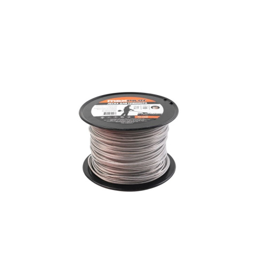 Леска для триммера maxpiler mLC-33030N 3.0mm*3LB, металлический сердечник, 102м бухта