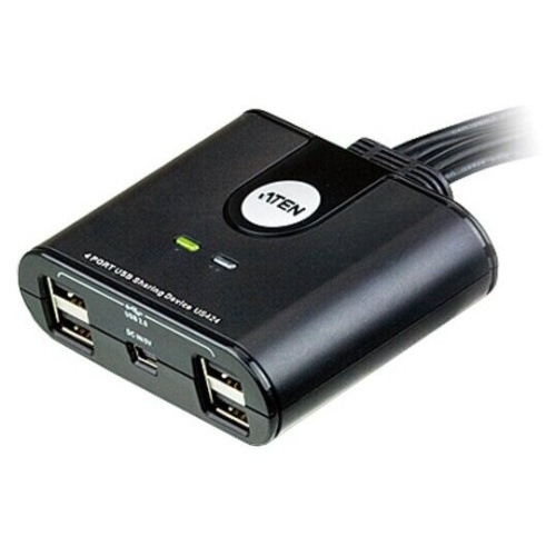 KVM-переключатель электронный Aten US424-AT 4 Port USB Sharing Device KVM-переключатель электронный Aten US424-AT 4 Port USB Sharing Device