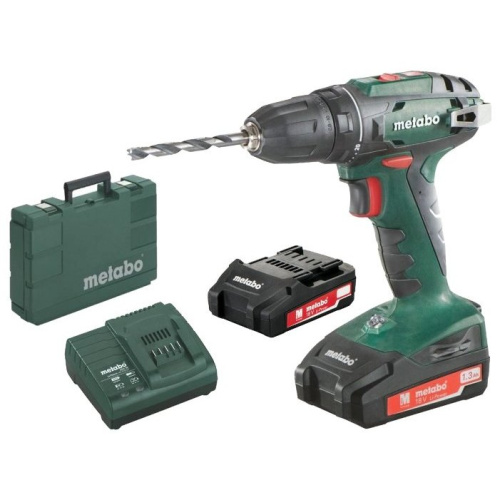 Дрель-шуруповерт Metabo BS 18 (кейс в комплекте)