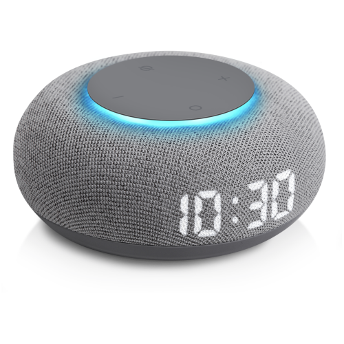 Умная колонка VK КАПСУЛА Мини (MRC02GY) 5Вт, с Марусей, светло-серый