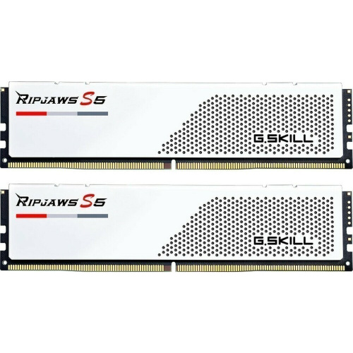 ОЗУ G.SKILL Ripjaws S5 32GB (F5-6000J3238F16GX2-RS5W) (2x16GB) DDR5 6000MHz CL32 (32-38-38-96) 1.35V / White