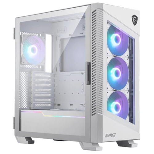 Корпус MSI MPG Velox 100R White (306-7G18W21-809) Global, 2xUSB 3.0, 1xType C, 4x120mm ARGB Fan, ARGB