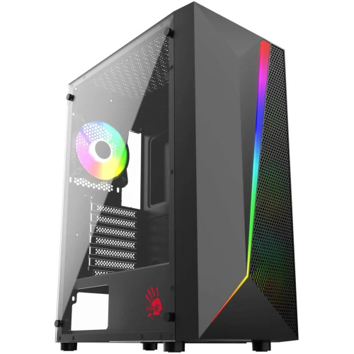 Корпус Bloody BD-CC106F черный без БП ATX 4x120mm 1xUSB2.0 1xUSB3.0 audio bott PSU