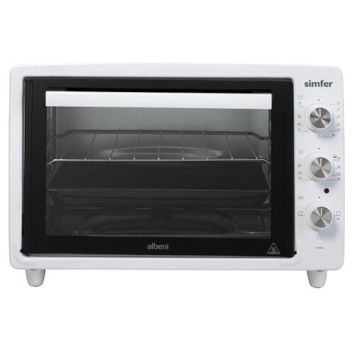 Электропечь Simfer M3402 [34 л, 1300 Вт, белый, черный]