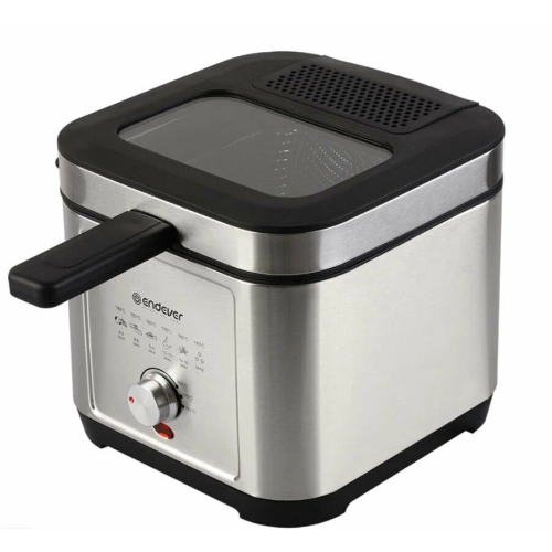 Фритюрница Endever Skyline FR-113 черный-стальной