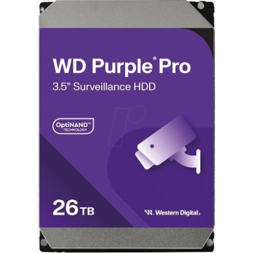 HDD WD Purple Pro 26TB WD260PURP (7200rpm) 512Mb SATA-III 3.5"