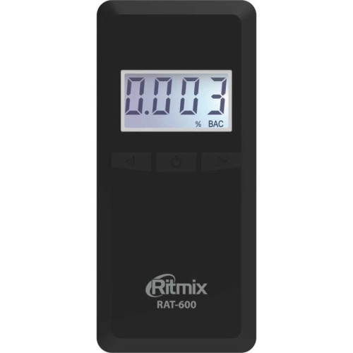 Алкотестер Ritmix RAT-600 черный Алкотестер Ritmix RAT-600 черный