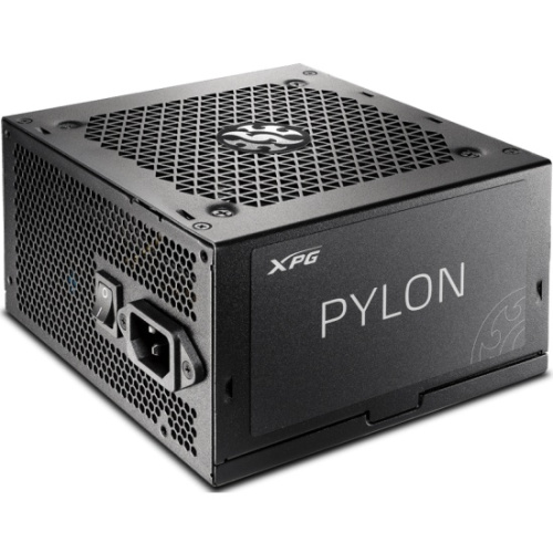 Блок питания ADATA XPG PYLON650B-BlackCOLOR (PYLON650B-BKCEU) чёрный (650 Вт, PCIe-2шт, ATX v2.31, Active PFC, 120mm Fan, 80 Plus Bronze)