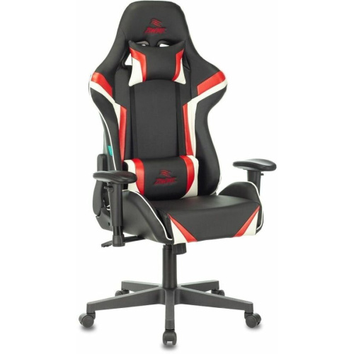 Кресло игровое ZOMBIE Z4 на колесиках, эко.кожа, черный/красный/красный