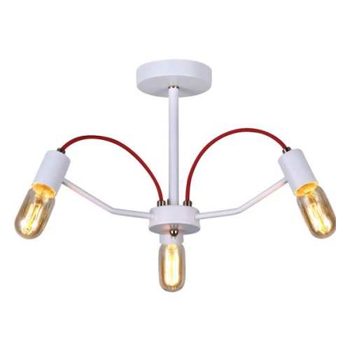 Люстра Hiper H002-3 Белый с золотом