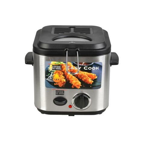 Фритюрница GFGril GFF-025 серебристый/черный Фритюрница GFGril GFF-025 серебристый/черный