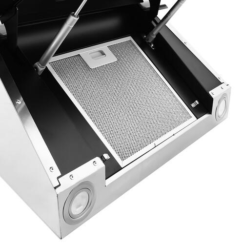 Вытяжка наклонная Hansa OKC6726IH черный/серебристый