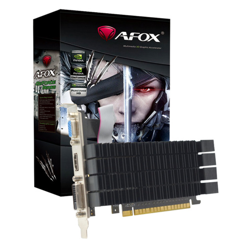 Видеокарта AFOX GT730 (AF730-2048D3L3-V3) 2G DDR3 64bit heatsink DVI HDMI