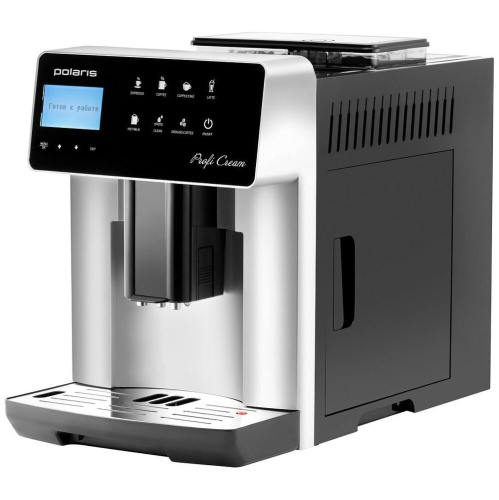 Кофемашина Polaris PACM 2055AC черный/серебристый