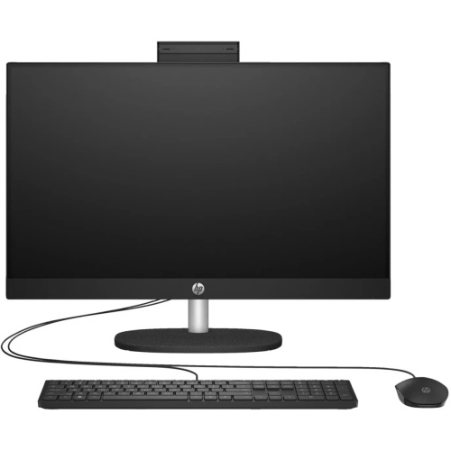 Моноблок HP 24-cr2053ci (C84E2EA) Full HD U5 225U (1.7) 16Gb SSD512Gb Iris Xe без ОС GbitEth WiFi BT 90W клавиатура мышь Cam черный 1920x1080