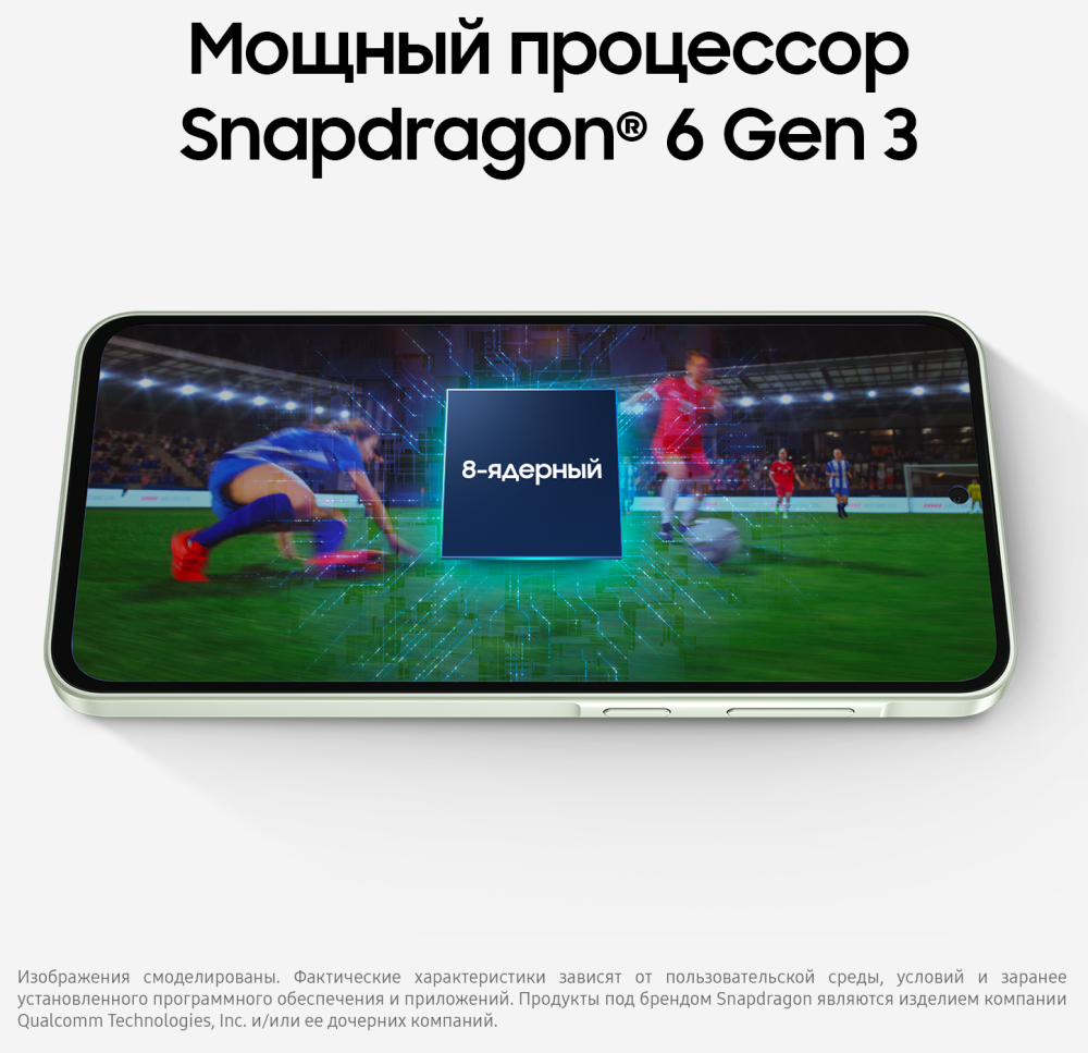 Смартфон Samsung Galaxy A36 8/128 Гб 5G Лайм (A366E) — фото 5 Смартфон Samsung Galaxy A36 8/128 Гб 5G Лайм (A366E) — фото 5