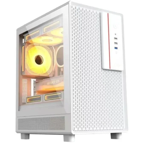 Корпус Accord M3301 (ACC-M3301W), mATX, Midi-Tower, без БП, белый