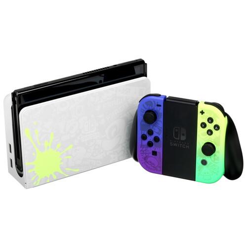 Игровая консоль Nintendo Switch OLED – Splatoon 3 Edition зеленый, фиолетовый