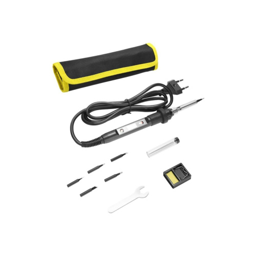 Паяльник цифровой DEKO SI11 065-0401 80Вт/220В в сумке + набор аксессуаров, 8шт