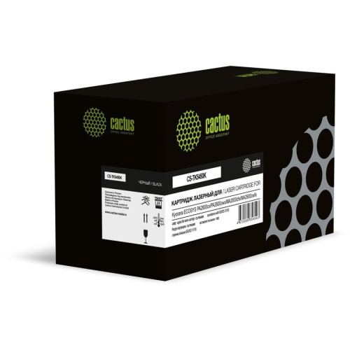 Картридж лазерный Cactus CS-TK5450K черный 4100стр для Kyocera Ecosys PA2600cx/PA2600cwx/MA2600cfx/MA2600cwfx с чипом