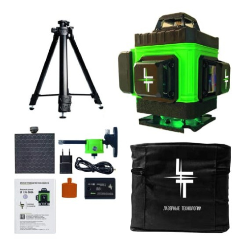 Лазерный уровень LT L16-360А проф + тренога 1.5м усиленная L16-360A/1.5м-УС