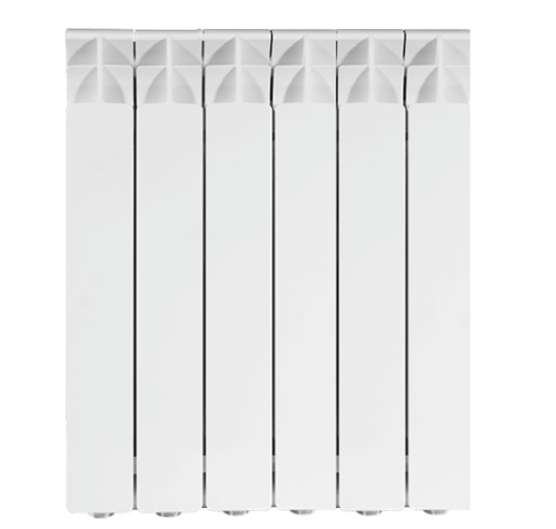 Алюминиевый радиатор отопления Fondital B4 350/100 Aleternum Bianco (6 секций)