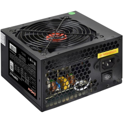 Блок питания ExeGate 550PPH-LT-OEM EX282042RUS-OEM 550W, 80+, ATX, black, APFC, 12cm, 24p, (4+4)p, 5*SATA, 3*IDE