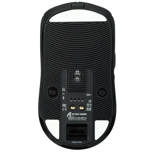 Мышь беспроводная/проводная Attack Shark X6 [SharkX6Black] черный