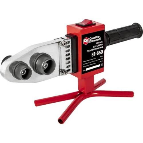 Сварочный аппарат для пластиковых труб Quattro Elementi ST-850 793-329 850Вт Сварочный аппарат для пластиковых труб Quattro Elementi ST-850 793-329 850Вт