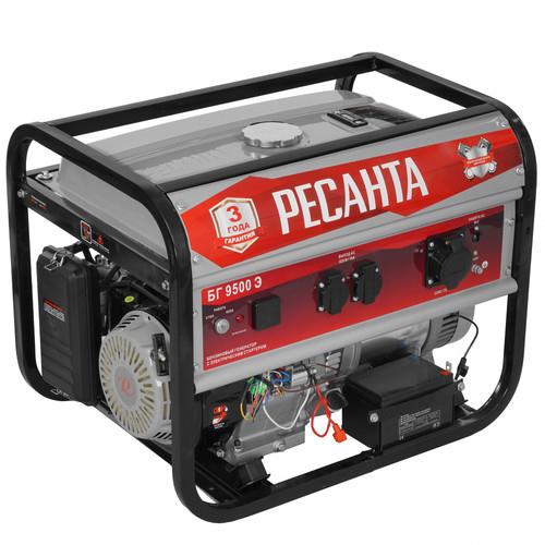 Электрогенератор бензиновый Ресанта БГ 9500 Э