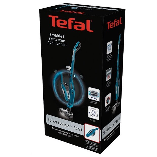 Пылесос Tefal TY6751WO голубой/черный — фото 4
