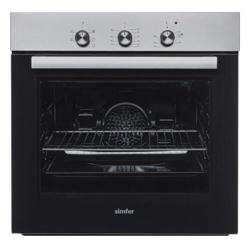 Электрический духовой шкаф Simfer B6EM16001 серебристый
