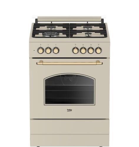Комбинированная плита Beko FSE61130DCR бежевый