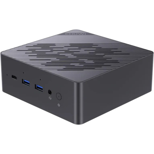 Неттоп Chuwi CWI606AIP-Win11Pro AuBox AMD Ryzen AI 9 365(2Ghz)/32768Mb/1024PCISSDGb/Int:AMD Radeon 880M/BT/WiFi/war 1y/0.74kg/Gold+Black