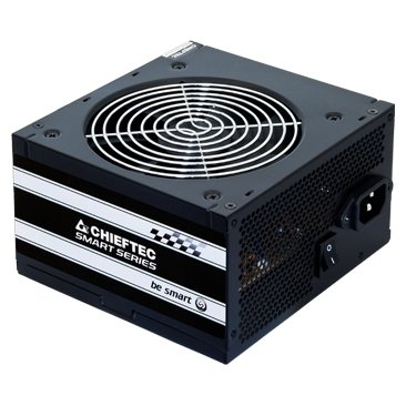 Блок питания CHIEFTEC GPS-600A8, Retail, 600W, v.2.3/EPS, КПД 80%, A.PFC, 2x PCI-E (6+2-Pin), 4x SATA, 2x MOLEX, Fan 12cm